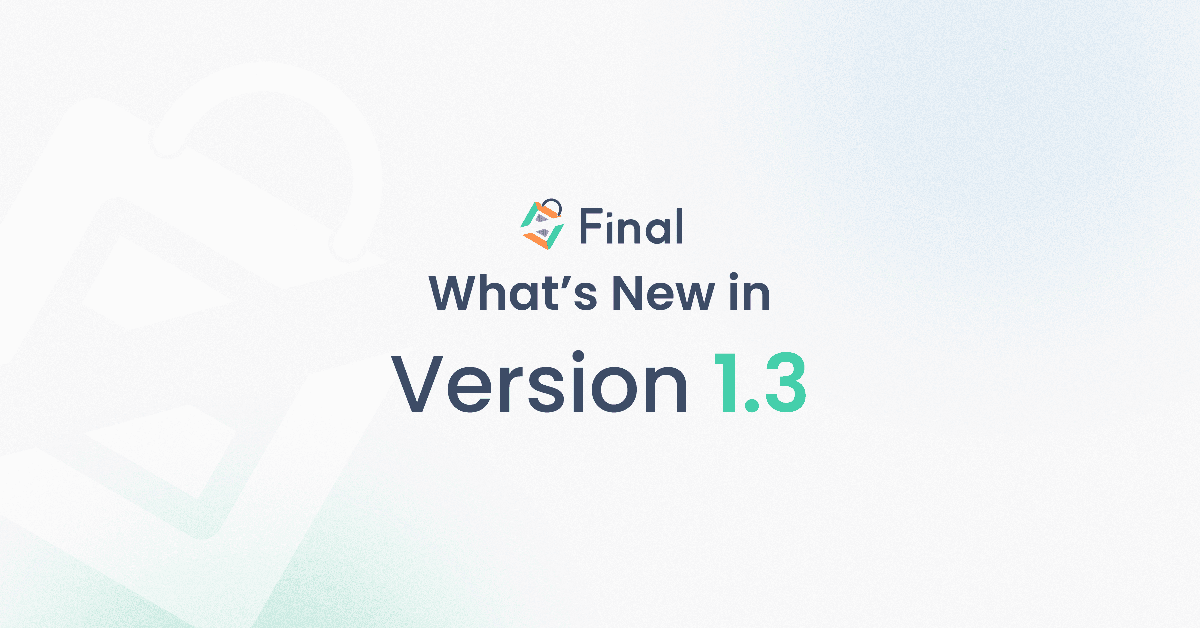 Final 1.3 now available