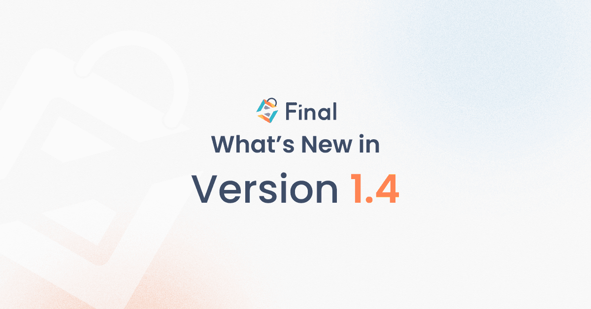 release versions of 1.4