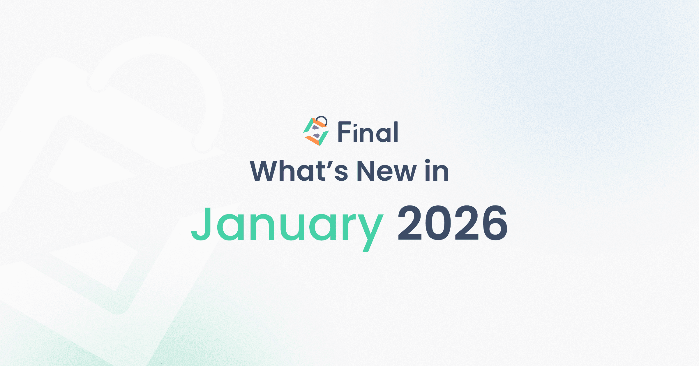 What’s New: January 2026