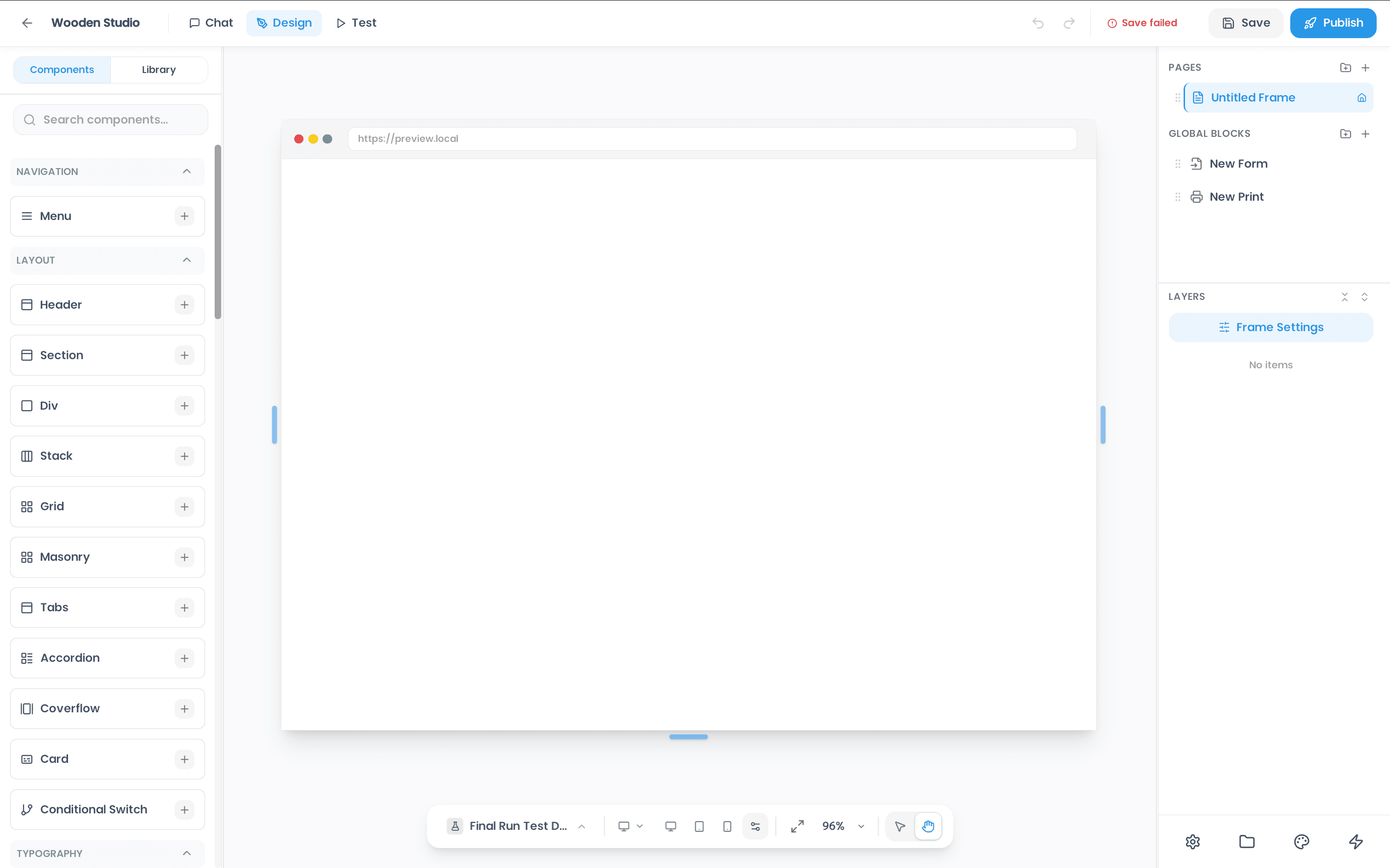 Final Builder interface