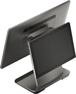 Final Register dual-screen countertop POS