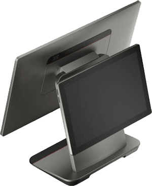 Final Register dual-screen countertop POS