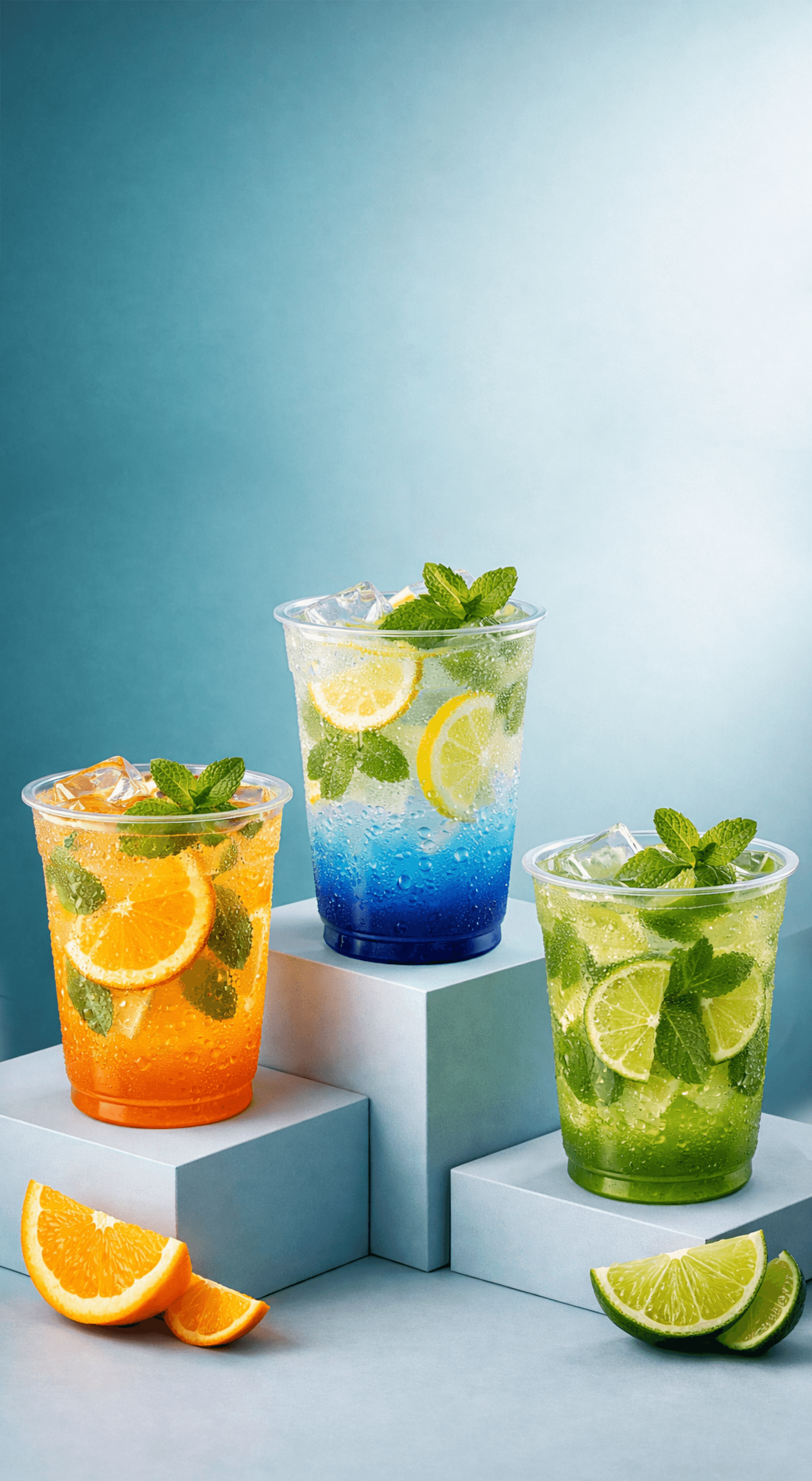 Summer Mojito Deals promotional kiosk screen with 20% off