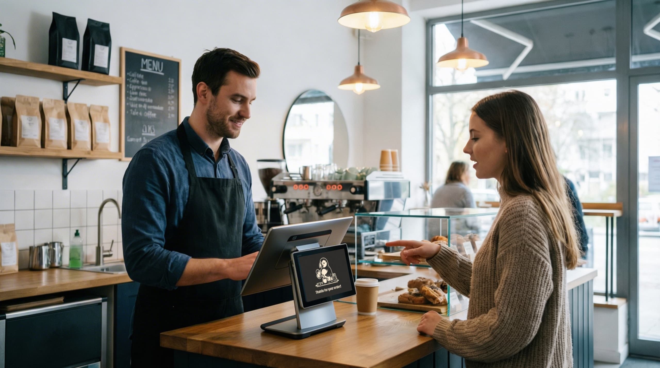 Premium restaurant with Final POS kiosk
