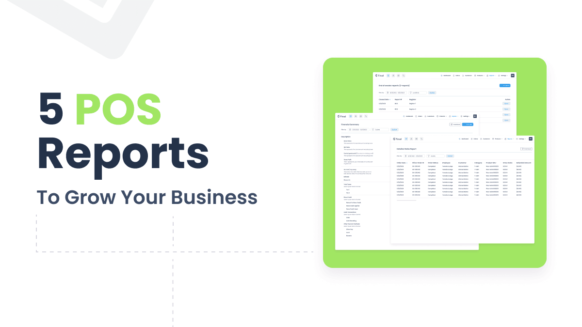 Three POS report