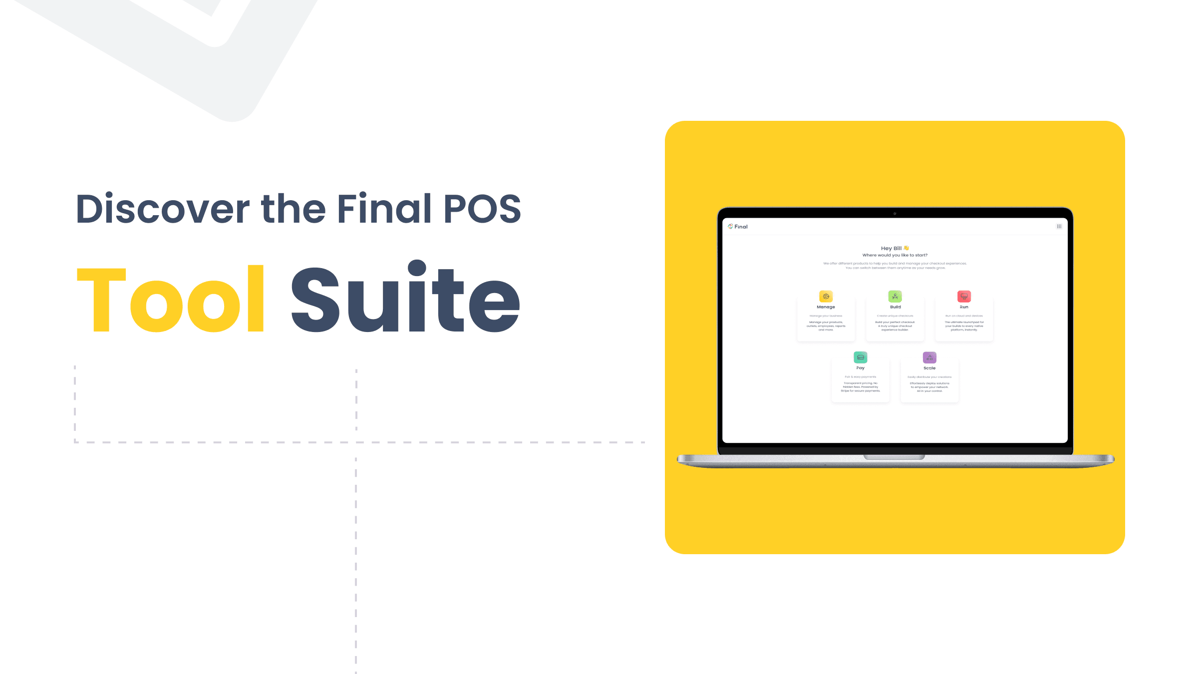 Final POS software tools