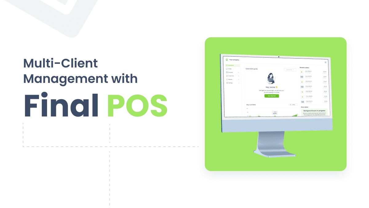 Multi-Client Management in final on a computerscreen