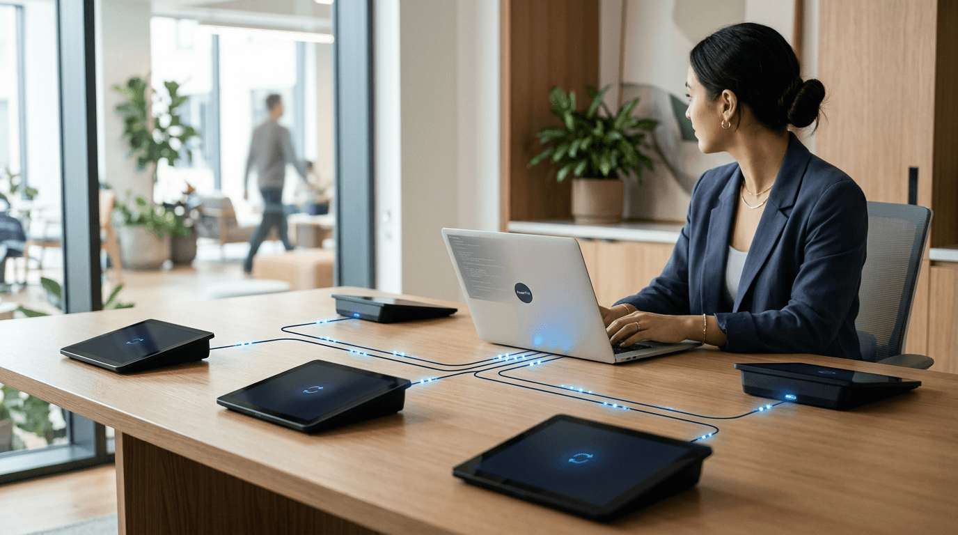Flows now update your stations automatically after you deploy: Flow Studio can now push flow updates to all your stations automatically — no more walking each device through a manual upgrade. Choose between inactivity-based, scheduled, or immediate updates when you publish.