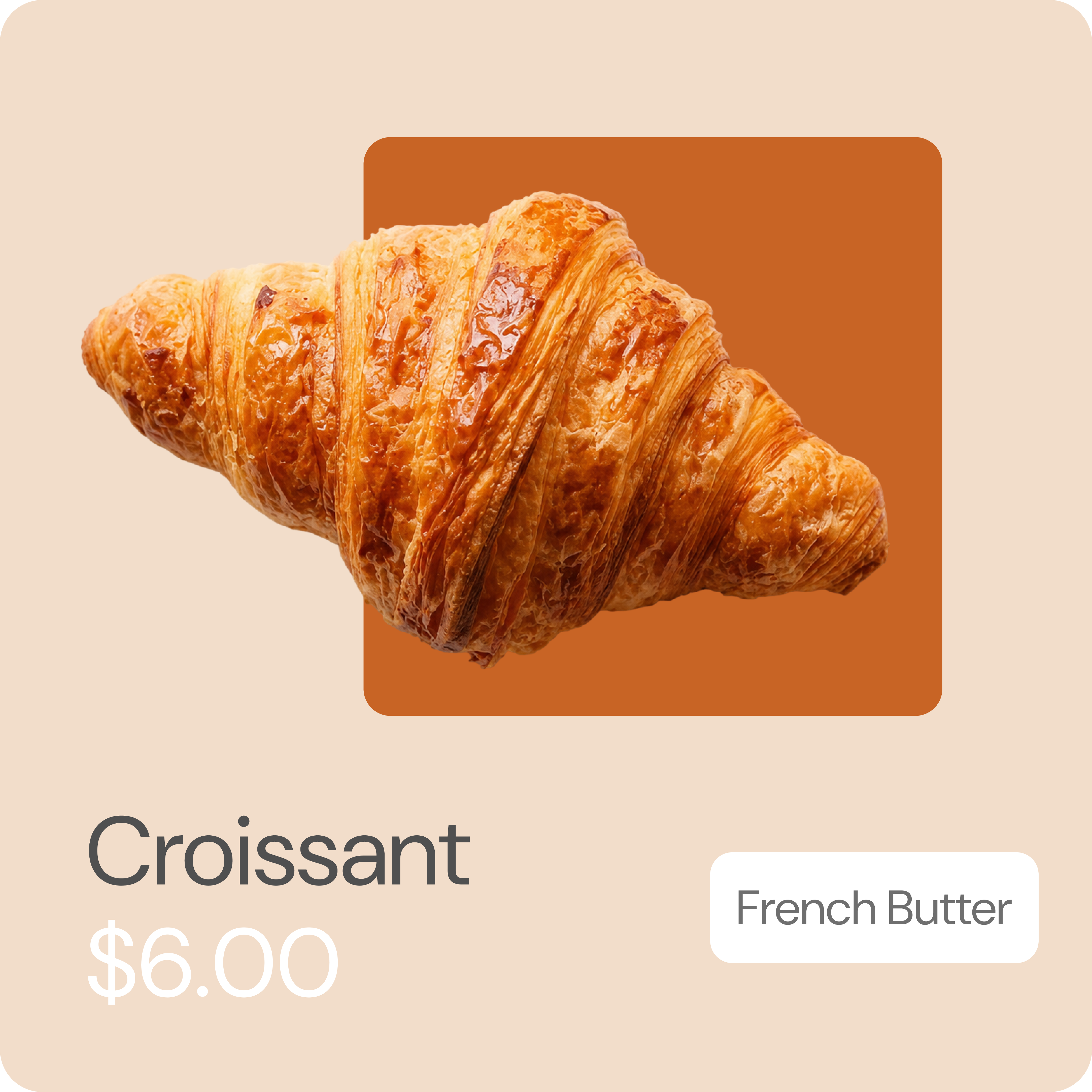Croissant checkout flow