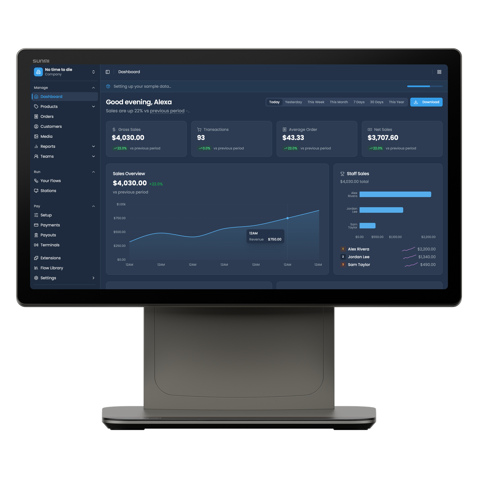 Final D3-PRO countertop terminal